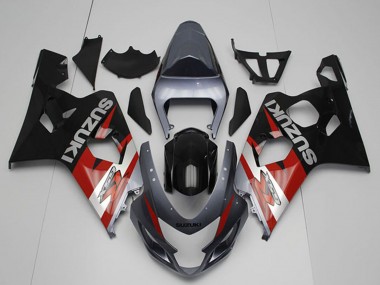 2004-2005 Suzuki GSXR 750 Motorcycle Fairings - Silver Grey Red Black Canada Websites