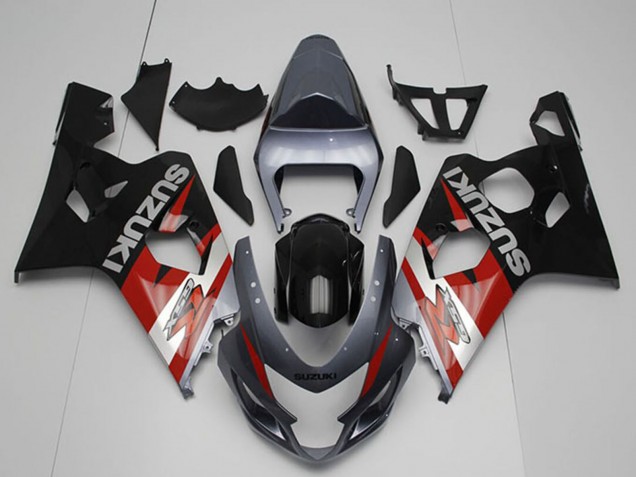 2004-2005 Suzuki GSXR 750 Motorcycle Fairings - Silver Grey Red Black Canada Websites