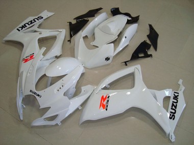 2006-2007 Suzuki GSXR 750 Motorcycle Fairings - White Canada Websites