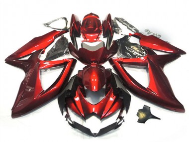 2008-2010 Suzuki GSXR 750 Motorcycle Fairings - Glossy Red Canada Websites