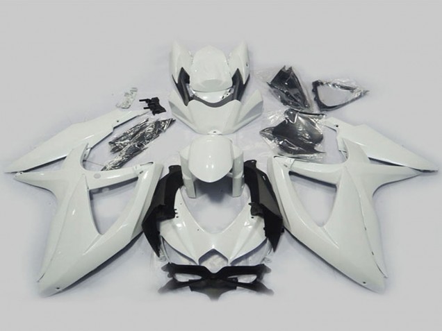 2008-2010 Suzuki GSXR 750 Motorcycle Fairings - Pearl White Canada Websites