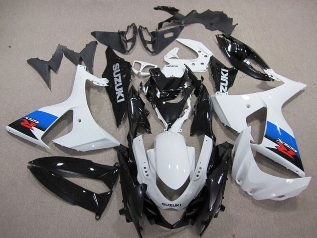 2009-2016 Suzuki GSXR 1000 Motorcycle Plastics - White Blue Black Canada Websites