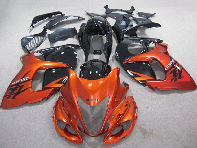 2008-2020 Suzuki GSXR 1300 Hayabusa Motorcycle Fairings - Orange Black Canada Websites