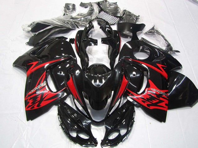 2008-2020 Suzuki GSXR 1300 Hayabusa Motorcycle Fairing - Glossy Black Red Canada Websites