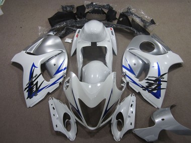2008-2020 Suzuki GSXR 1300 Hayabusa Motorcycle Fairing - White Blue Canada Websites