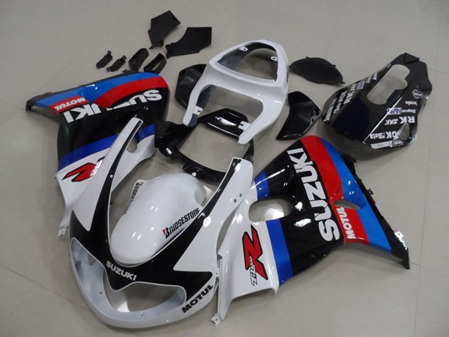 1998-2003 Suzuki TL1000R Motorcycle Fairings - White Red Blue Black Motul Canada Websites