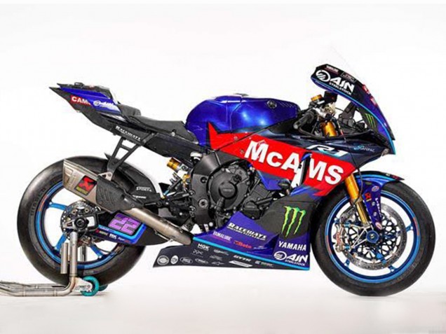 2002-2003 Yamaha YZF R1 Motorcycle Fairings - Blue Red McAMS Green Monster Canada Websites