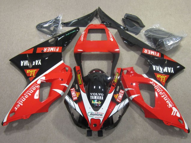 1998-1999 Yamaha YZF R1 Motorcycle Fairings - Red White Black Santander Canada Websites