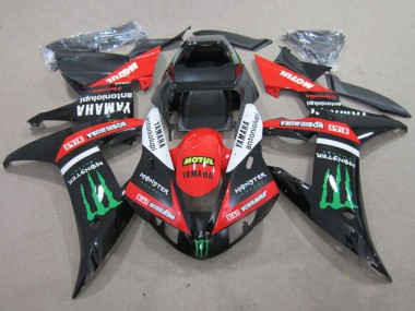 2002-2003 Yamaha YZF R1 Motorcycle Fairings - Red Glossy Black White Green Motul Monster Canada Websites