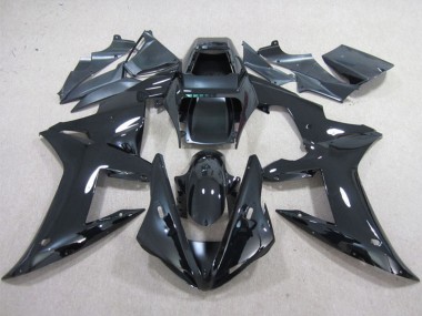 2002-2003 Yamaha YZF R1 Motorcycle Fairings - Glossy Black Plain Canada Websites