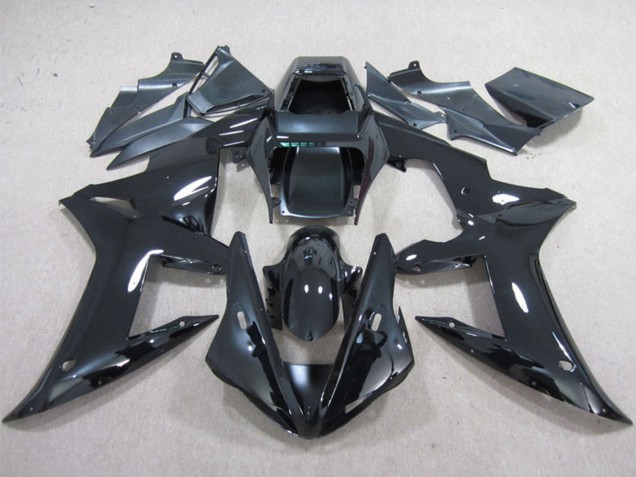2002-2003 Yamaha YZF R1 Motorcycle Fairings - Glossy Black Plain Canada Websites