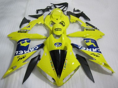 2004-2006 Yamaha YZF R1 Motorcycle Fairings - Yellow Blue Black White Camel Motul Canada Websites