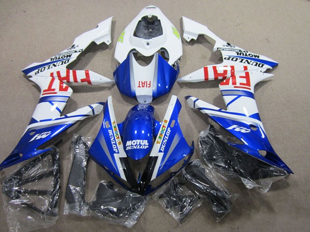 2004-2006 Yamaha YZF R1 Motorcycle Fairings - White Blue Motul Fiat Canada Websites