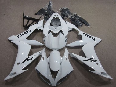2004-2006 Yamaha YZF R1 Motorcycle Fairings - White Black Decal Canada Websites
