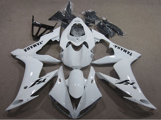 2004-2006 Yamaha YZF R1 Motorcycle Fairings - White Black Decal Canada Websites