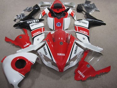 2007-2008 Yamaha YZF R1 Motorcycle Fairing - White Red Glossy Black Canada Websites