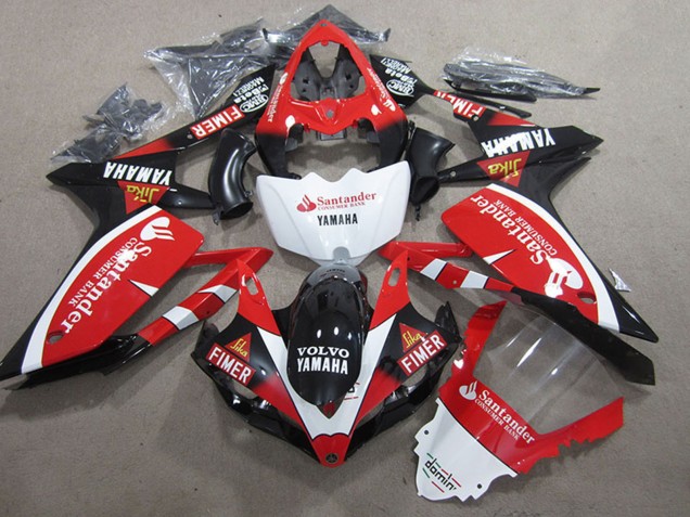 2007-2008 Yamaha YZF R1 Motorcycle Fairings - Red White Black Volvo Santander Fimer Canada Websites