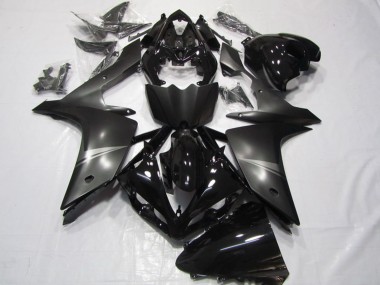 2007-2008 Yamaha YZF R1 Motorcycle Fairing - Glossy Black Matte Black Canada Websites