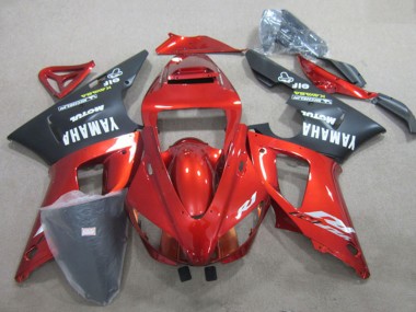 2009-2011 Yamaha YZF R1 Motorcycle Fairing - Red Matte Black Canada Websites