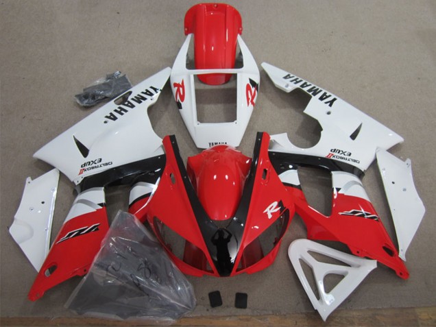 2009-2011 Yamaha YZF R1 Motorcycle Fairing - White Red Black Canada Websites