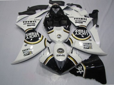 2009-2011 Yamaha YZF R1 Motorcycle Fairings - White Black Lucky Strike Canada Websites