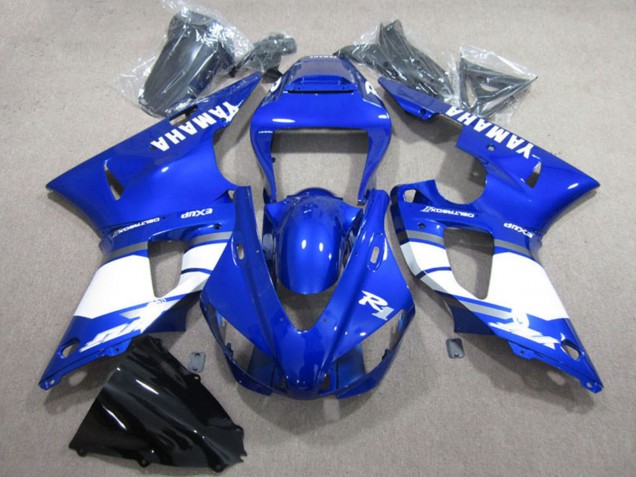 2009-2011 Yamaha YZF R1 Motorcycle Fairing - Blue White Canada Websites