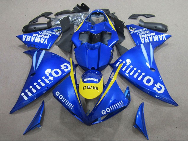 2009-2011 Yamaha YZF R1 Motorcycle Fairings - Blue Yellow White Go Canada Websites