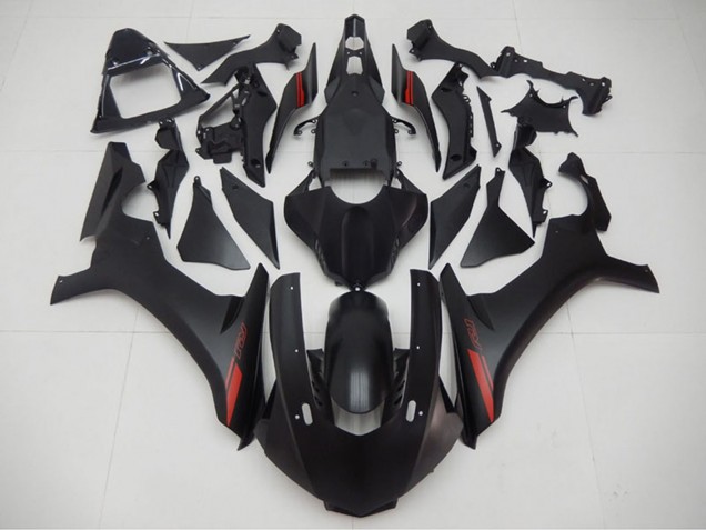 2015-2019 Yamaha YZF R1 Motorcycle Fairings - Matte Black Red Canada Websites