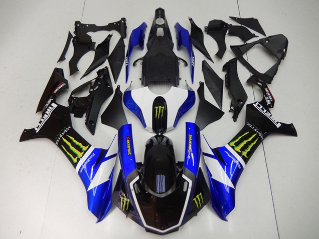 2015-2019 Yamaha YZF R1 Motorcycle Fairings - Blue White Glossy Black Green Monster Canada Websites