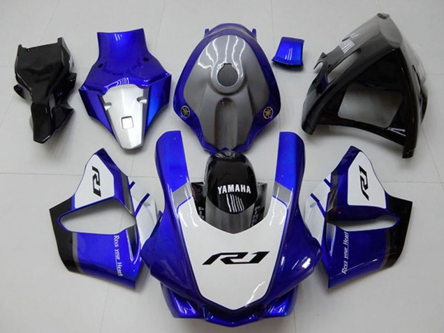2015-2019 Yamaha YZF R1 Motorcycle Fairings - White Blue Glossy Black Canada Websites
