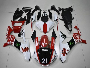 2015-2019 Yamaha YZF R1 Motorcycle Fairings - White Red Glossy Black Green Monster Motul YSP Canada Websites