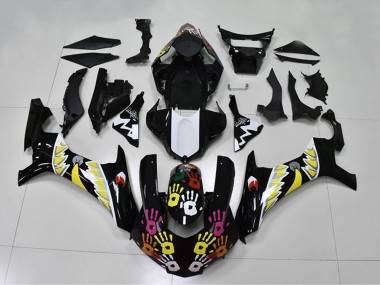 2015-2019 Yamaha YZF R1 Motorcycle Fairings - Black White Yellow Pink Shark Canada Websites