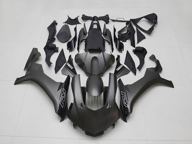 2015-2019 Yamaha YZF R1 Motorcycle Fairings - Matte Black Glossy Black Canada Websites