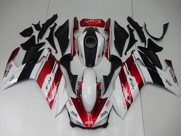 2015-2018 Yamaha YZF R3 Bike Fairings - White Red Black Canada Websites