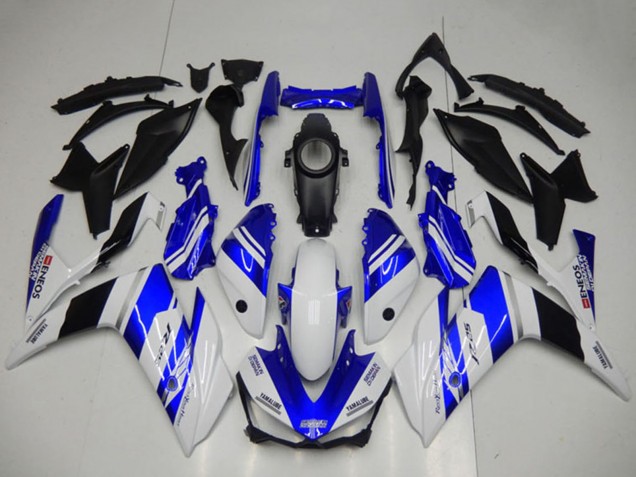 2015-2018 Yamaha YZF R3 Motorcycle Fairings - White Blue Black Yamalube ENEOS Canada Websites
