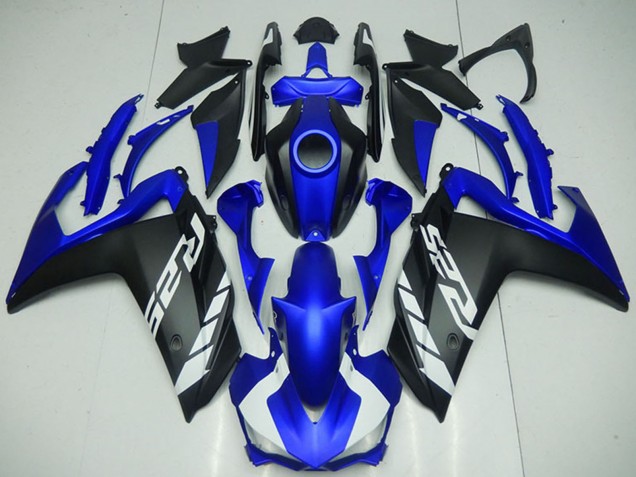 2015-2018 Yamaha YZF R3 Motorcycle Fairings - Blue Matte Black Canada Websites