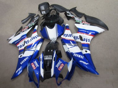 2006-2007 Yamaha YZF R6 Motorcycle Fairings - White Blue Red Sterilgarda Volvo Fimer Canada Websites