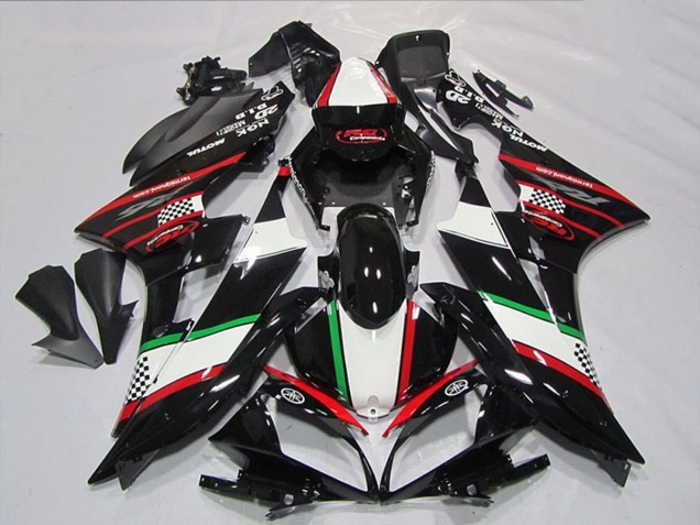 2006-2007 Yamaha YZF R6 Motorcycle Fairings - White Red Glossy Black Green Motul Canada Websites