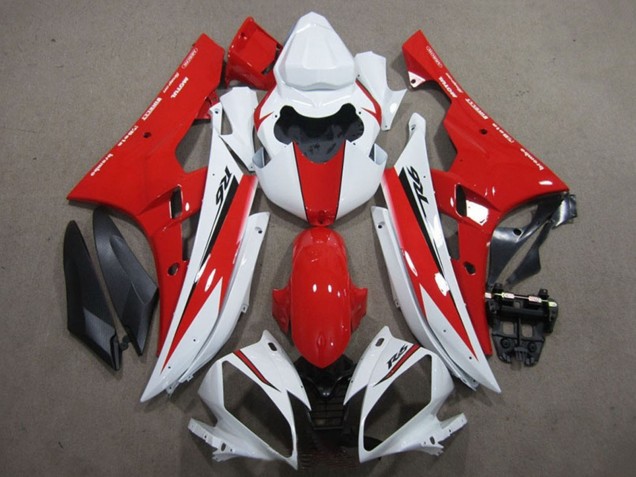 2006-2007 Yamaha YZF R6 Motorcycle Fairing - White Red Black Canada Websites
