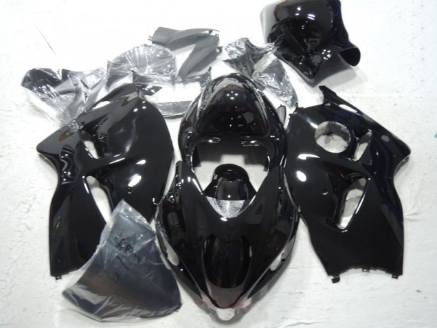 Black 1996-2007 GSXR 1300 Hayabusa Motorcycle Fairings Black 1996-2007 GSXR 1300 Hayabusa Motorcycle Fairings