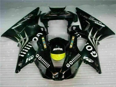 Black 2000-2001 YZF R1 Motorcycle Fairings