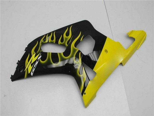 Black 2001-2003 GSXR 600/750 Motorcycle Fairings