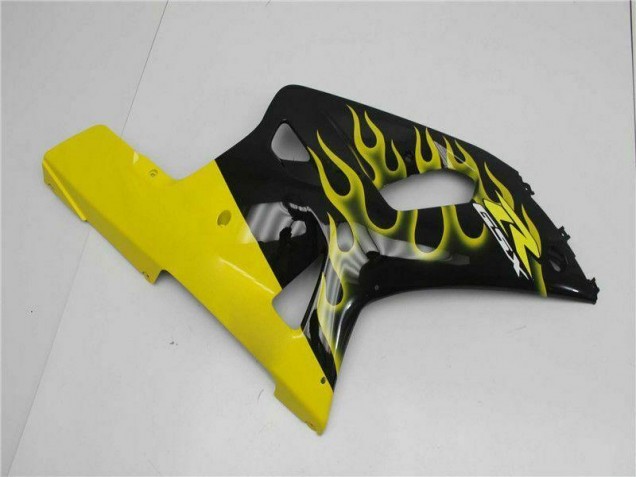 Black 2001-2003 GSXR 600/750 Motorcycle Fairings