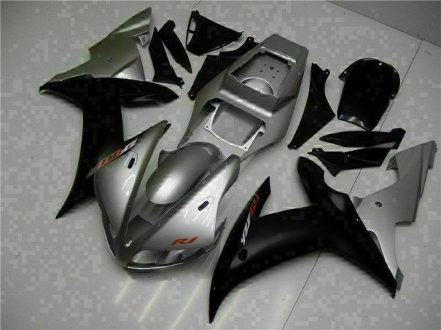 Black 2002-2003 YZF R1 ABS Motorcycle Fairing Black 2002-2003 YZF R1 ABS Motorcycle Fairing