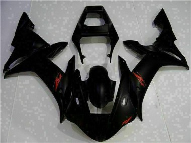 Black 2002-2003 YZF R1 Aftermarket Motorcycle Fairing