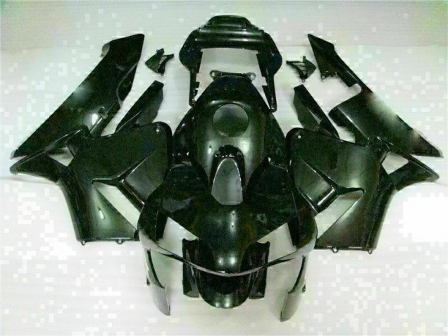 Black 2003-2004 CBR600RR Motorcycle Fairing Black 2003-2004 CBR600RR Motorcycle Fairing