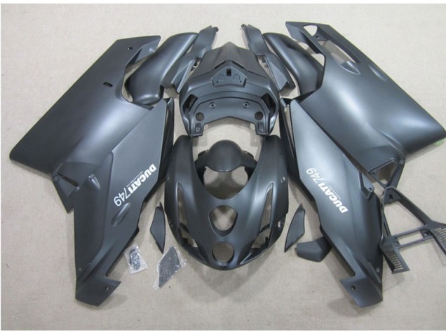 Black 2003-2004 Ducati 749 Motorcycle Fairings Black 2003-2004 Ducati 749 Motorcycle Fairings
