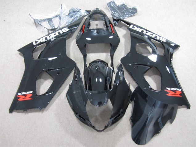 Black 2003-2004 GSXR 1000 Motorcycle Bodywork Black 2003-2004 GSXR 1000 Motorcycle Bodywork