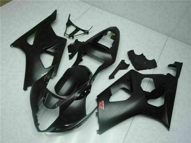 Black 2003-2004 GSXR 1000 Motorcycle Fairing Black 2003-2004 GSXR 1000 Motorcycle Fairing