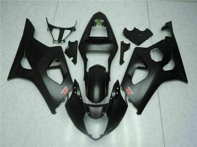 Black 2003-2004 GSXR 1000 Motorcycle Fairing Black 2003-2004 GSXR 1000 Motorcycle Fairing